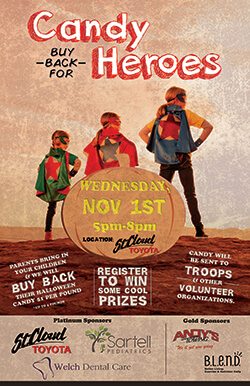 candy buy back for heroes wednesday november 1st 5pm-8pm